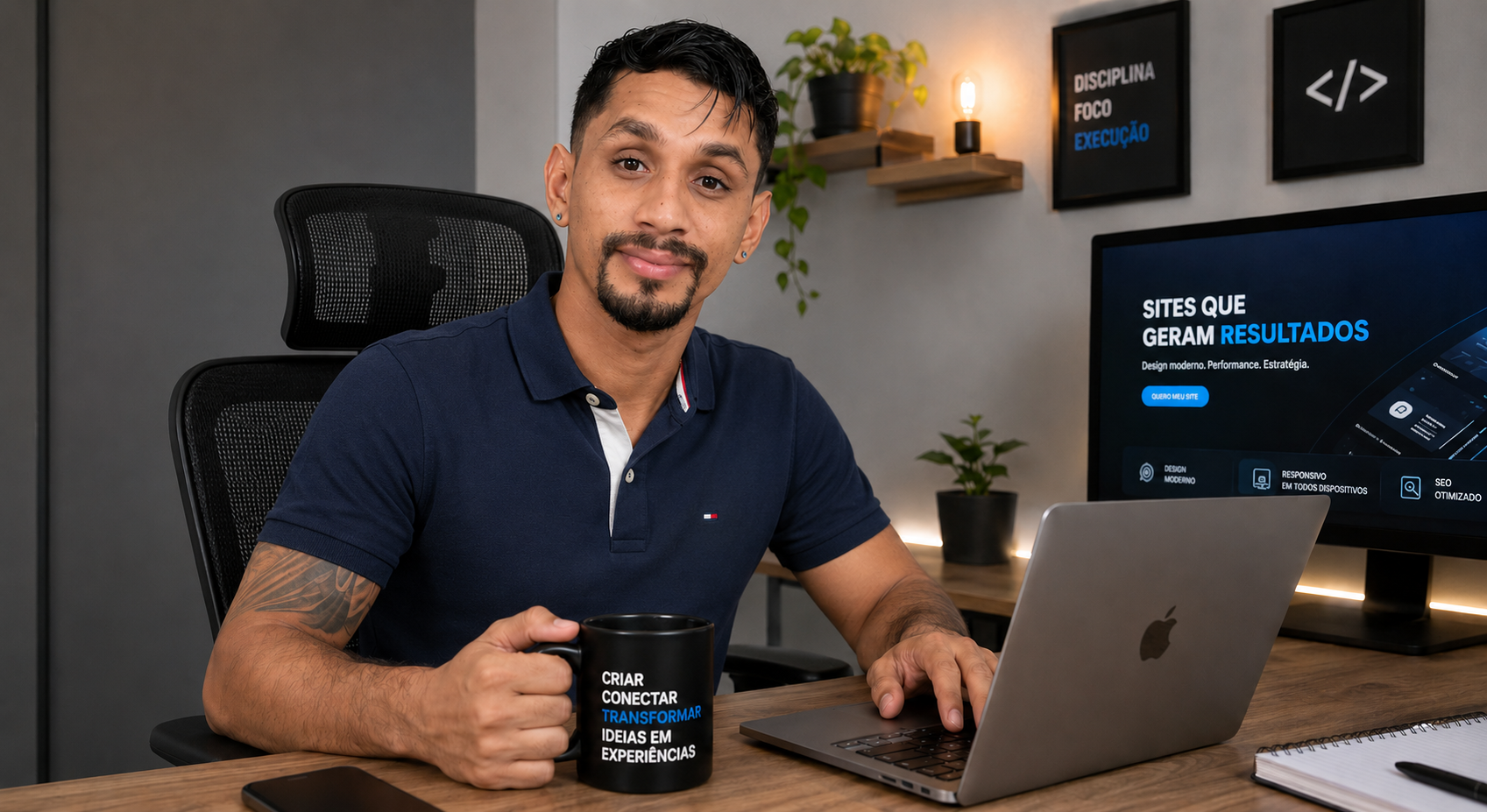 Lucas - Designer e Desenvolvedor Web - Crio sites modernos e profissionais